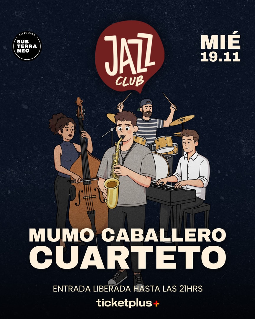 JAZZ CLUB 🎵 MIÉRCOLES 19 NOVIEMBRE ★ Club Subterráneo 