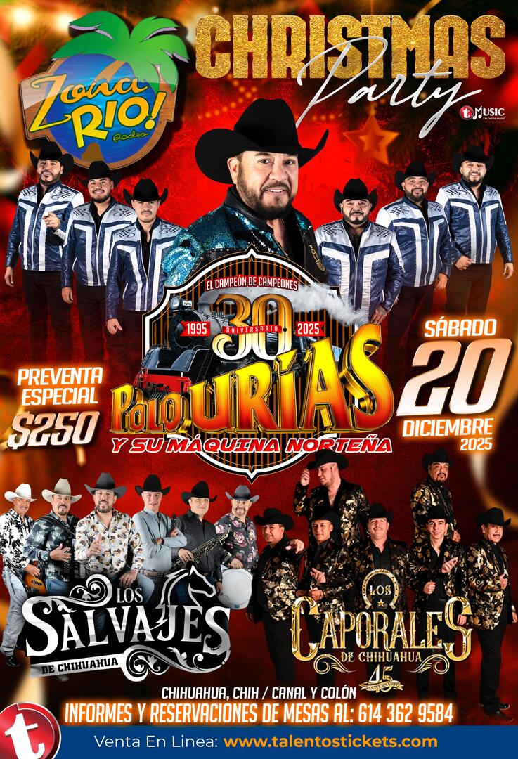 Polo Urias y Su Maquina Norteña en Zona Rio de Chihuahua, Chihuahua