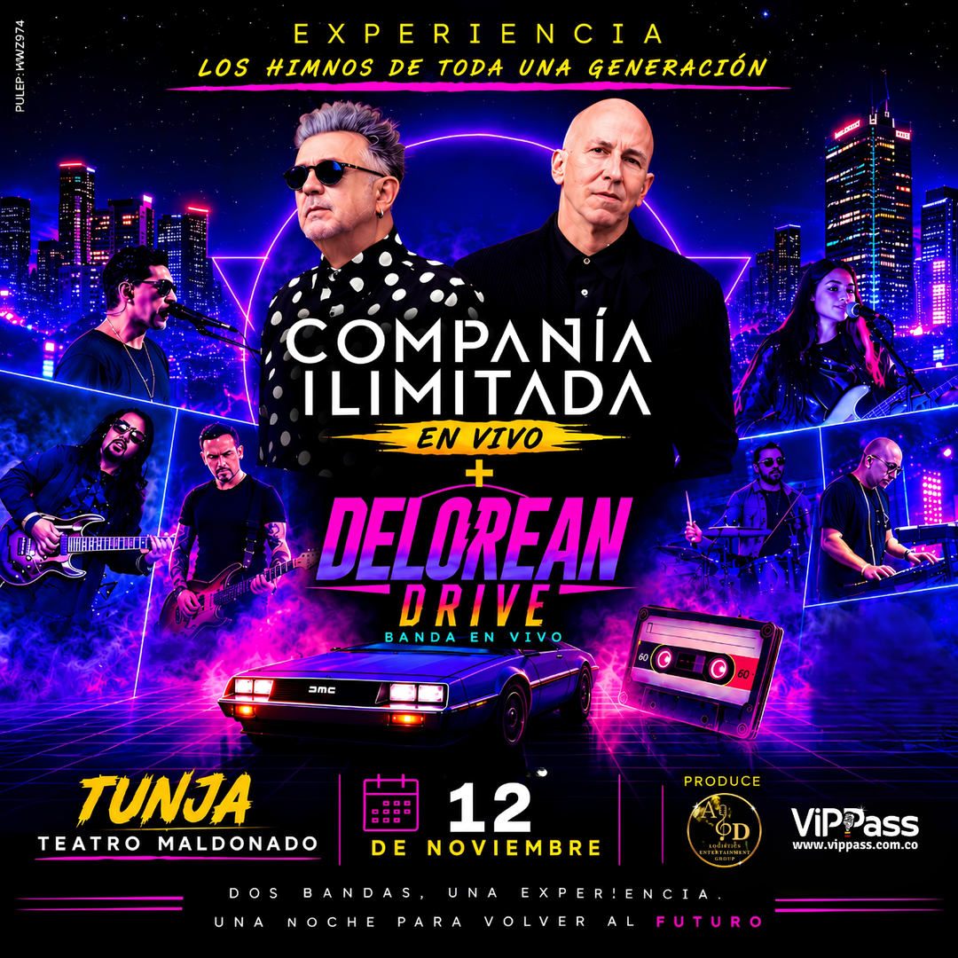 LOS HIMNOS DE TODA UNA GENERACIÓN, COMPAÑIA ILIMITADA + DELOREAN DRIVE 