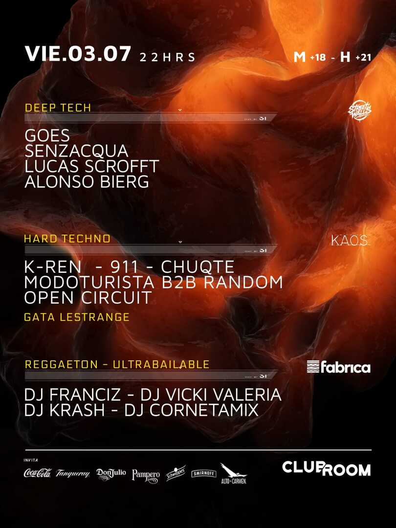 Clubroom Presenta @ Viernes 03 Julio