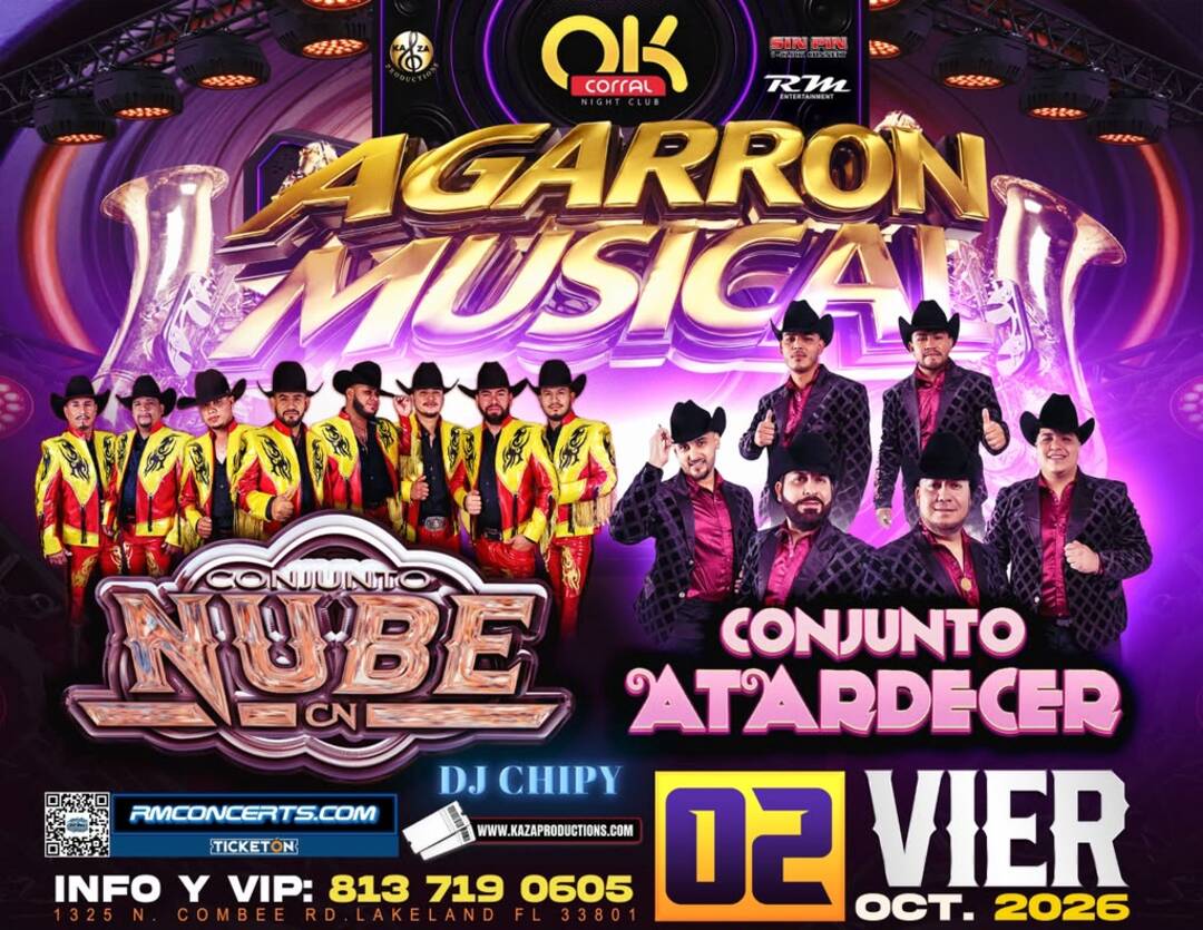 Conjunto Nube-Conjunto Atardecer-Los Rivales de Tierra Caliente-Ok Corral