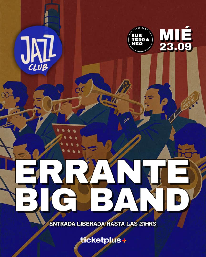 JAZZ CLUB 🎵 MIÉRCOLES 23 SEPTIEMBRE ★ Club Subterráneo