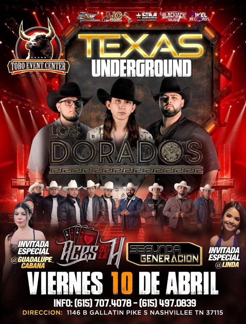 Texas underground con Los Dorados & Aces de la H, Segunda Generación.