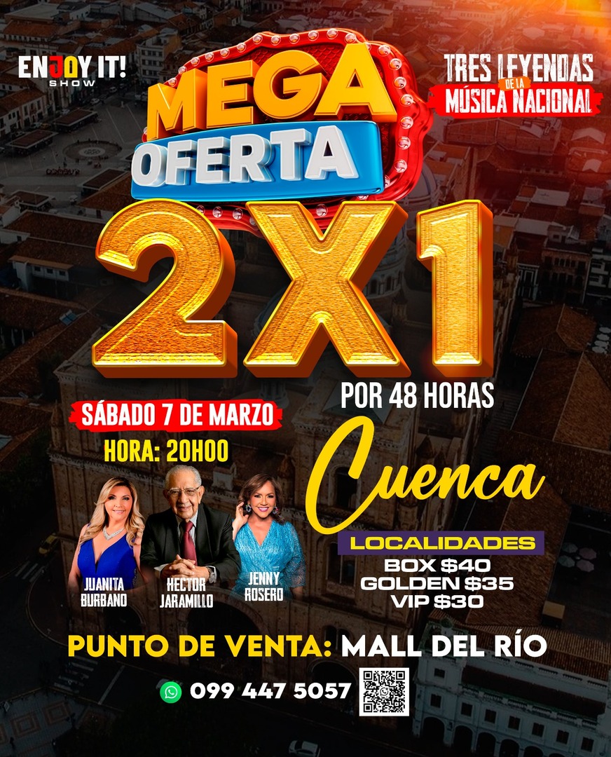 TRES LEYENDAS DE LA MUSICA NACIONAL CUENCA