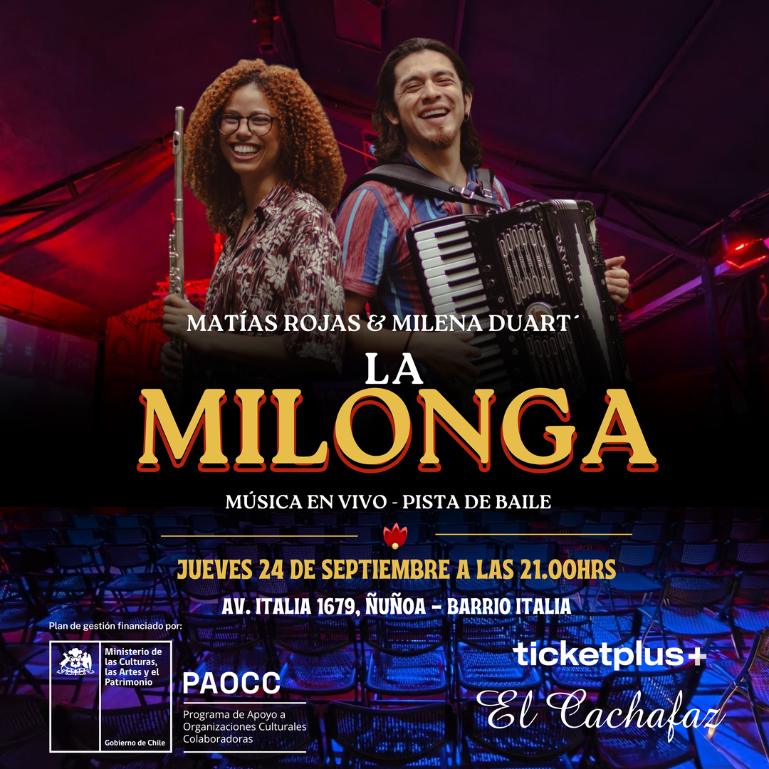 Milonga Jueves 24 Septiembre 21hrs 