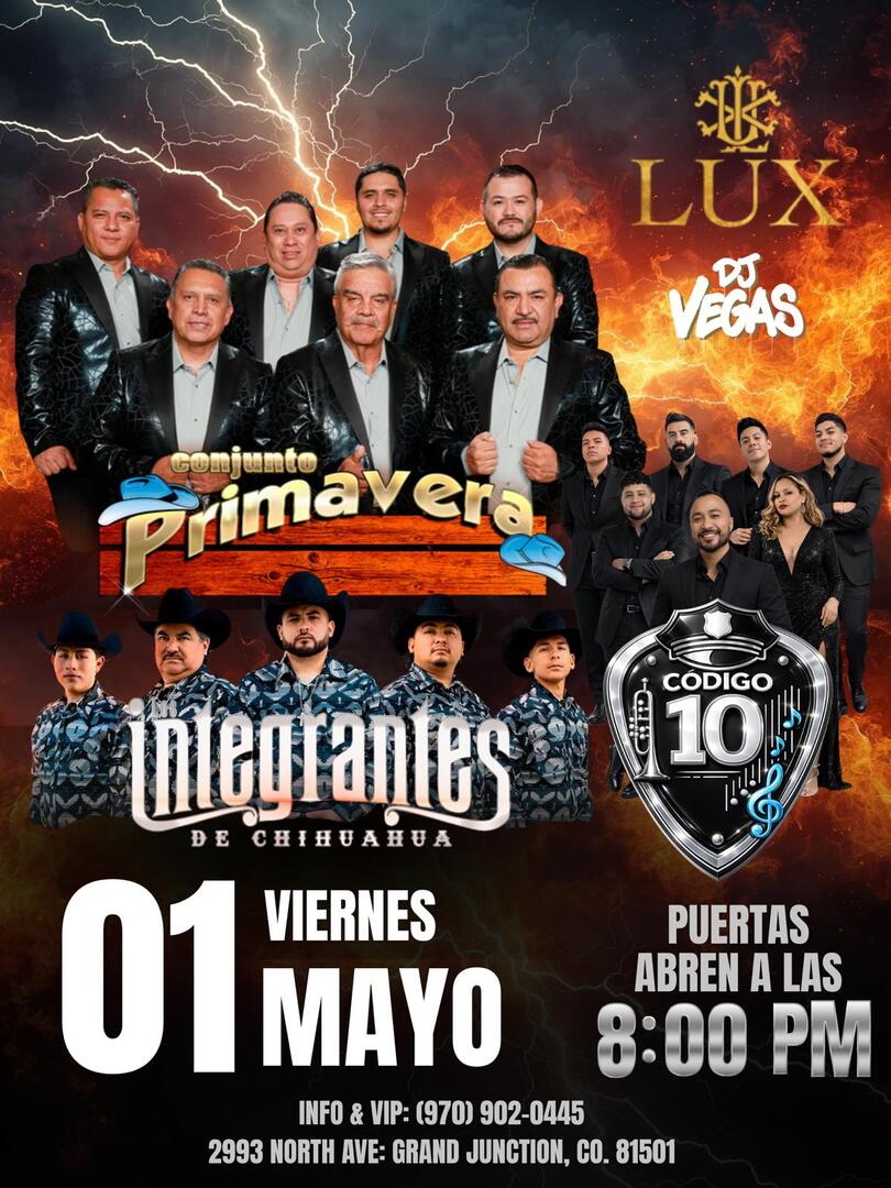 Conjunto Primavera-Los Integrantes de Chihuahua-Codigo 10-Lux