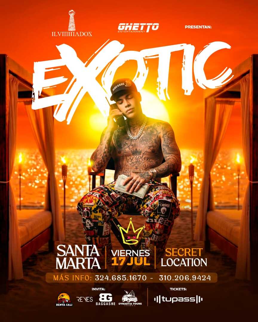 Sunset Beach, Dj Exotic Santa marta