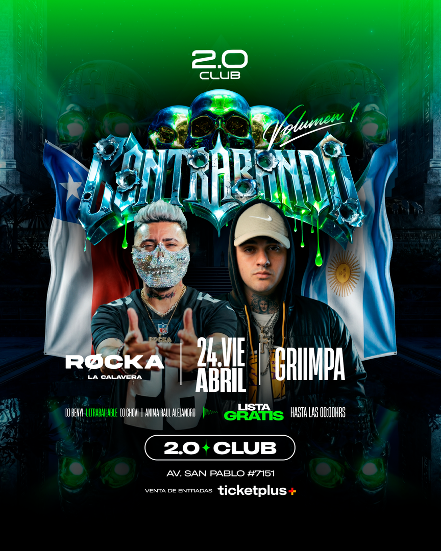 DJ ROCKA EN VIVO -VIERNES 24 DE ABRIL 2.0 CLUB