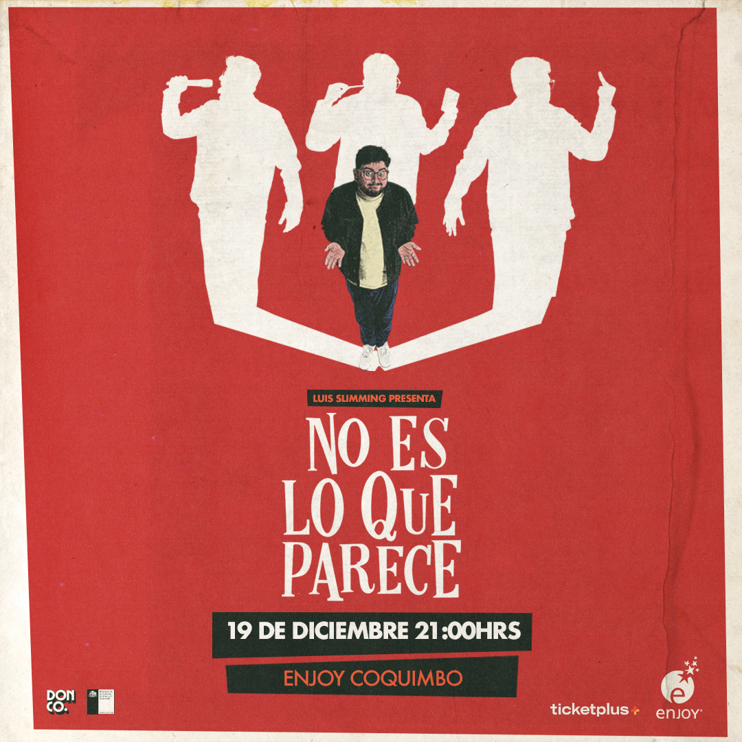 Luis Slimming / Enjoy Coquimbo / 19 de Diciembre / 21:00 horas