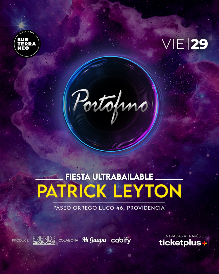 PORTOFINO Full ultrabailable ★ VIERNES 29 AGOSTO ★ Club Subterráneo (+23)