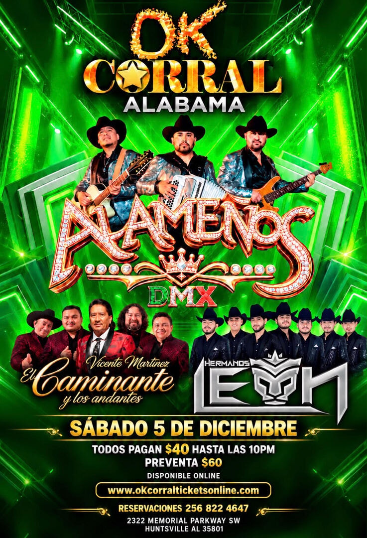 Alameños DMX-Vicente Martinez El Caminante y Los Andantes-Hermanos Leon