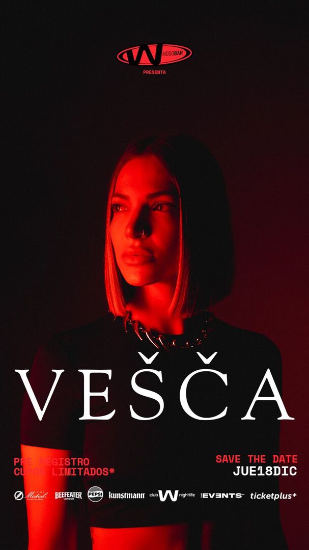 THE EVENTS PRESENTA: VESCA - SESSION ELECTRONICA JUEVES 18 DICIEMBRE