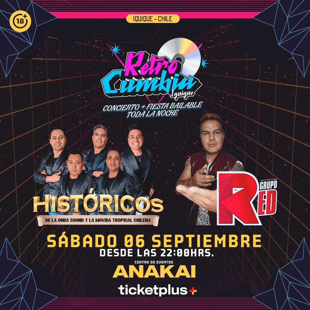 RETRO CUMBIA IQUIQUE show + fiesta bailable.