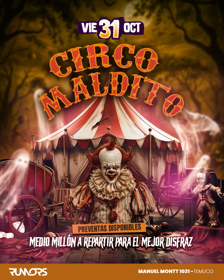 HALLOWEEN RUMORS - CIRCO MALDITO - 31 DE OCTUBRE - 23:00