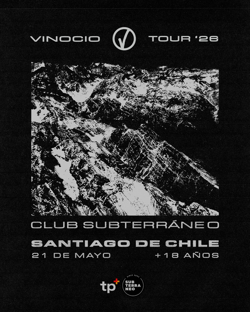 VINOCIO TOUR '26 ★ JUEVES 21 MAYO ★ Club Subterráneo