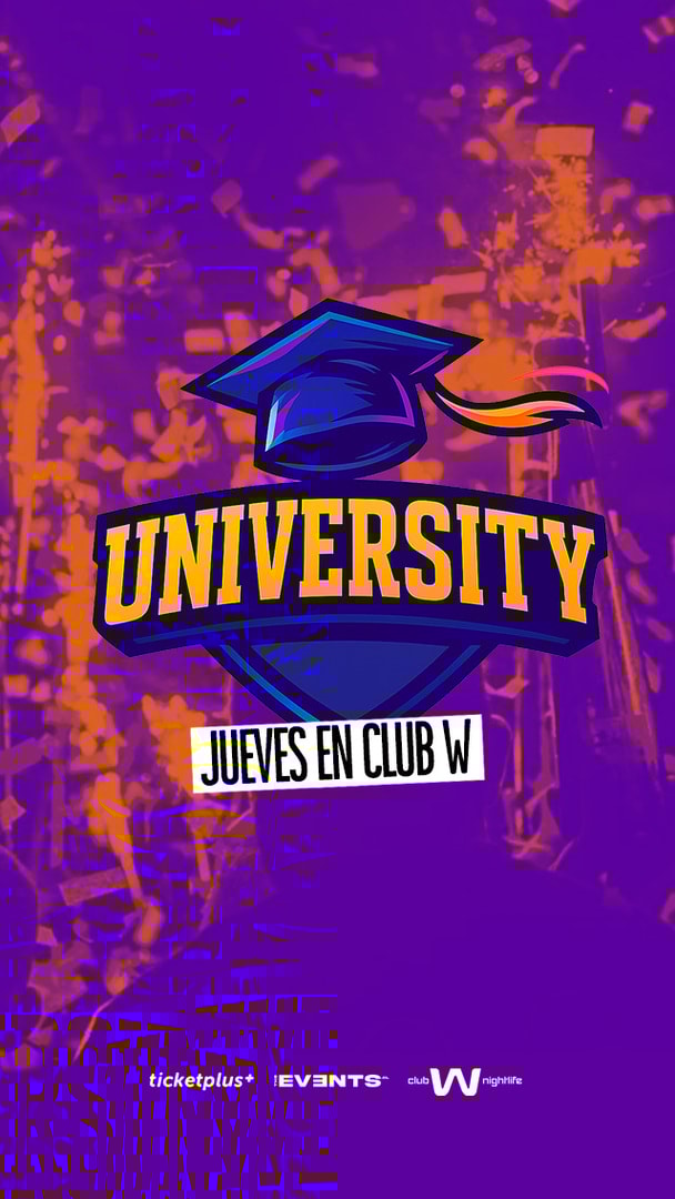 Jueves University🎓 / 23 ABRIL en Club W✨🎊