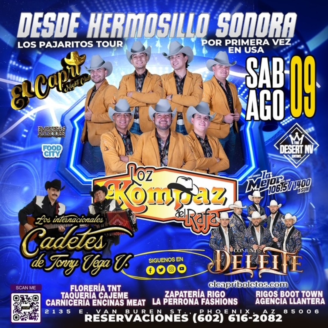 Los Kompas del Rafa-Los Internacionales Cadetes de Tony Vega-Conjunto Deleite
