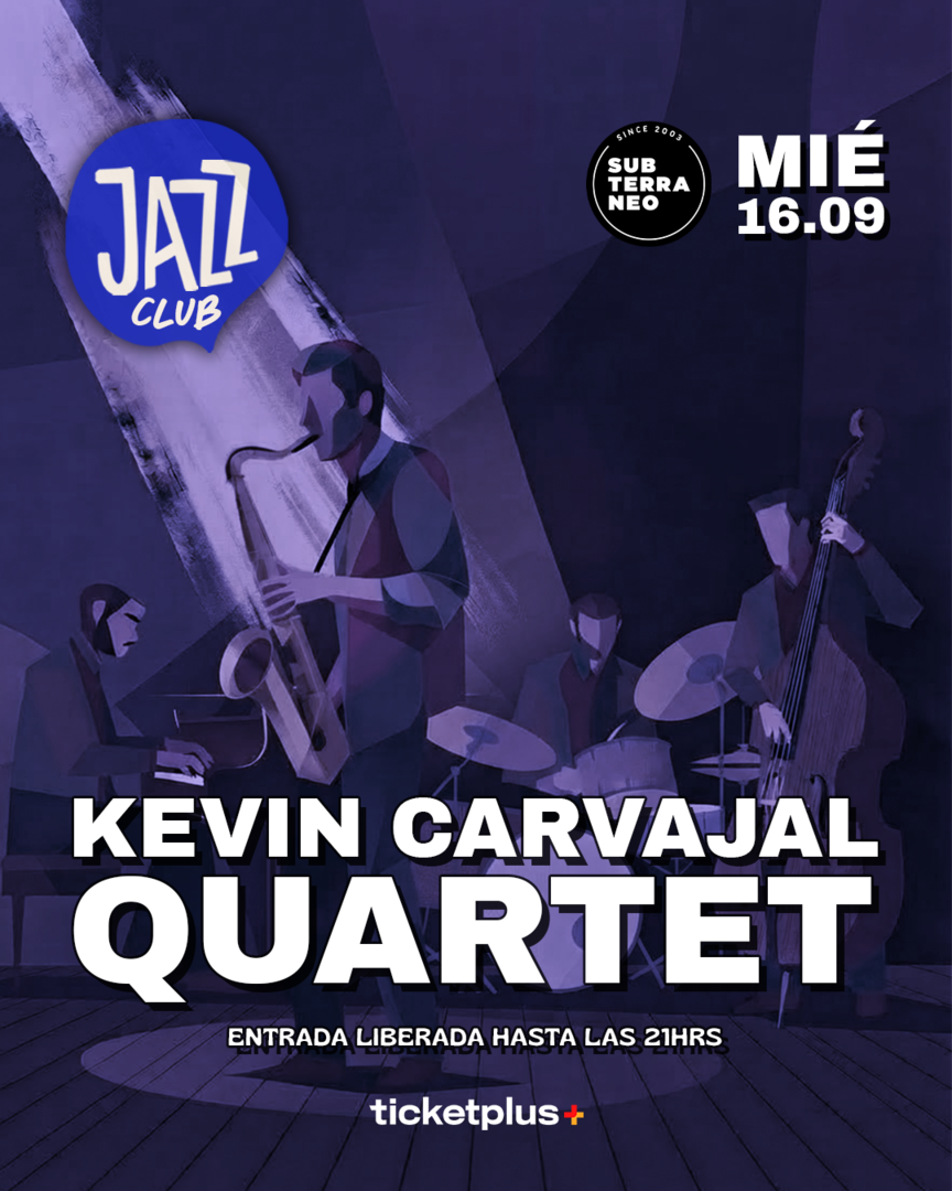 JAZZ CLUB 🎵 MIÉRCOLES 16 SEPTIEMBRE ★ Club Subterráneo