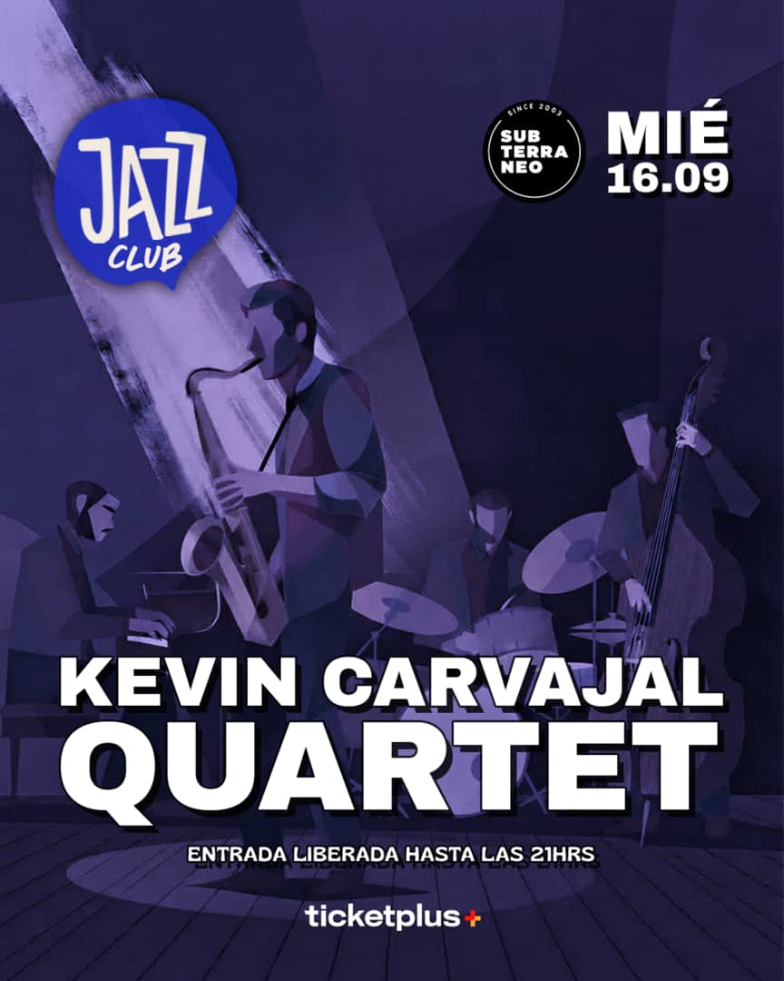 JAZZ CLUB 🎵 MIÉRCOLES 16 SEPTIEMBRE ★ Club Subterráneo
