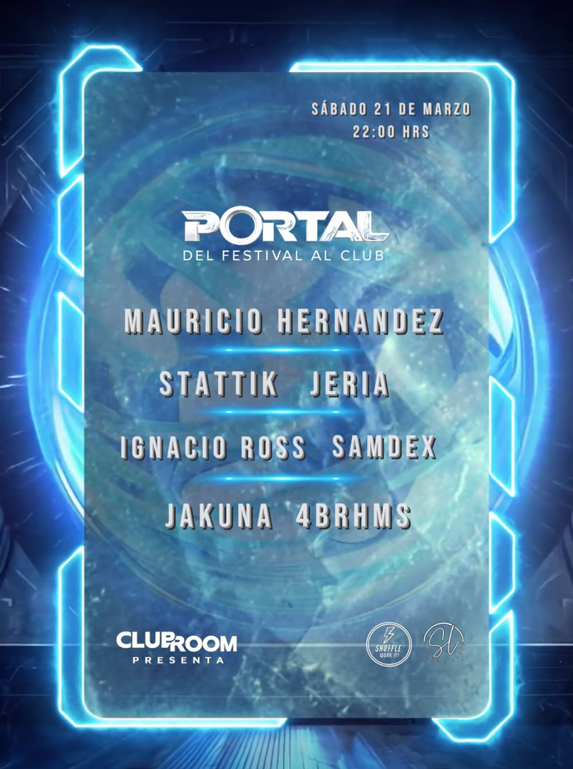 Clubroom Presenta Portal @ Sábado 21 Marzo
