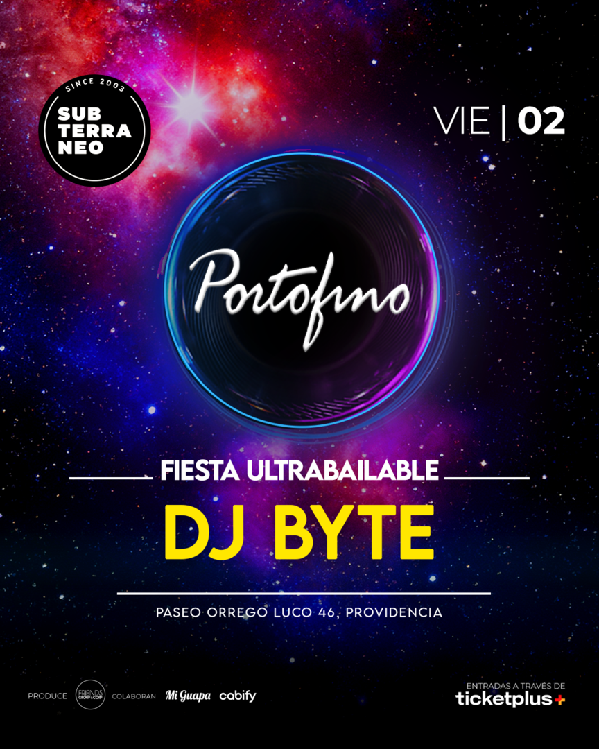 PORTOFINO Full ultrabailable ★ VIERNES 02 OCTUBRE ★ Club Subterráneo (+23)