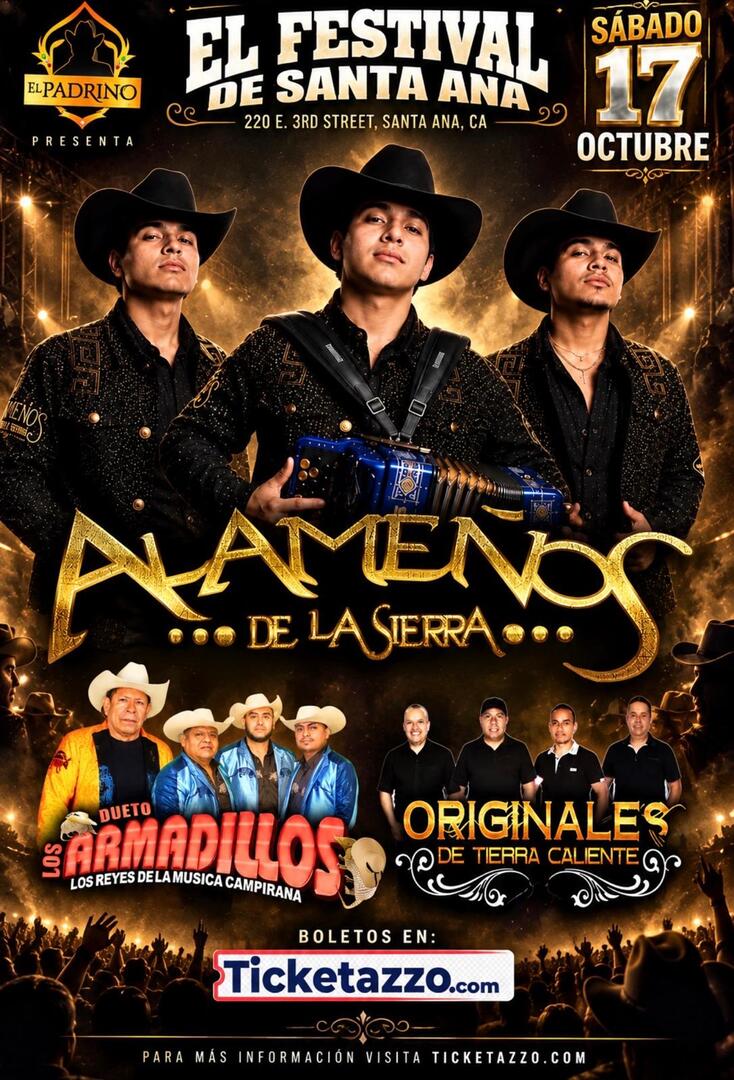 Alameños de la Sierra en el Festival de Santa Ana, CA.