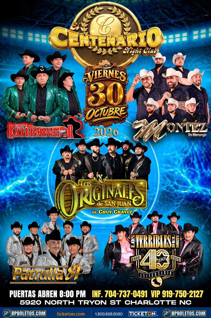 Montez-Exterminador-Originales-Terribles-Patrulla-Centenario-Charlotte NC