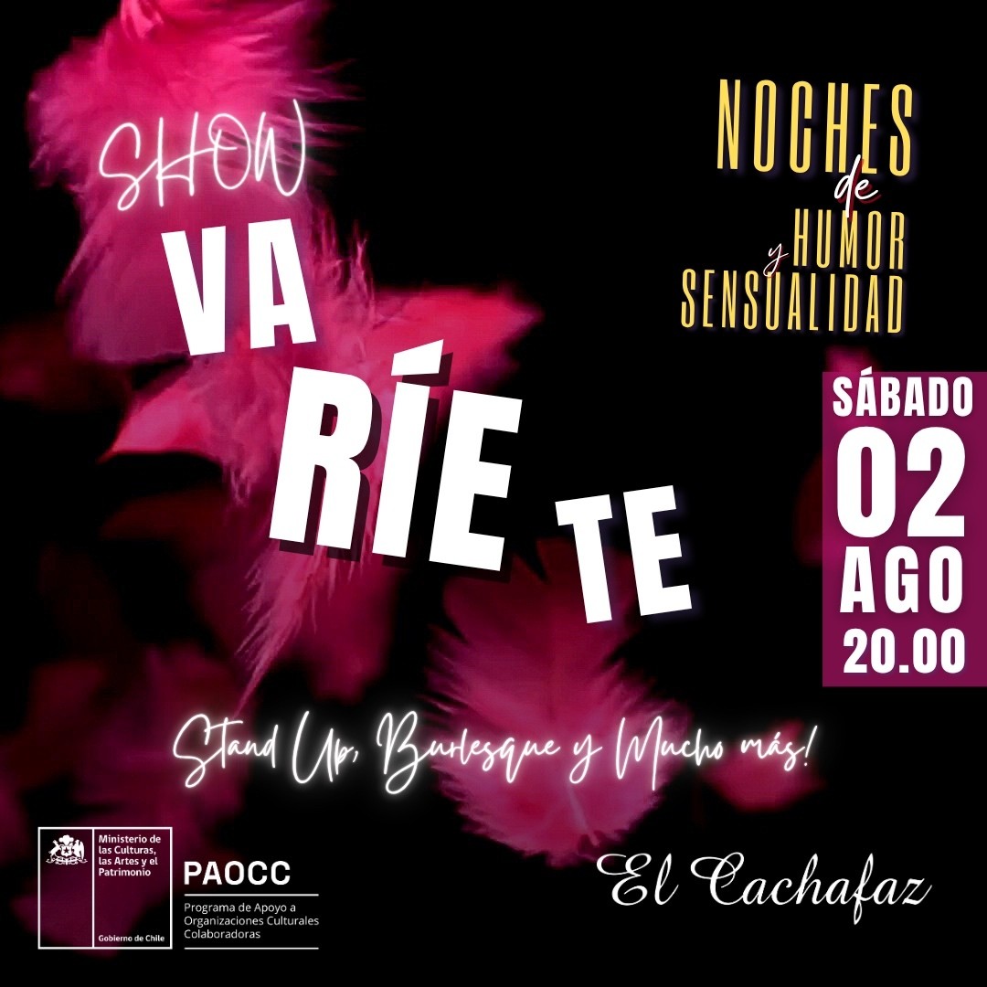 Variete Sabado 2 de Agosto 20 hrs