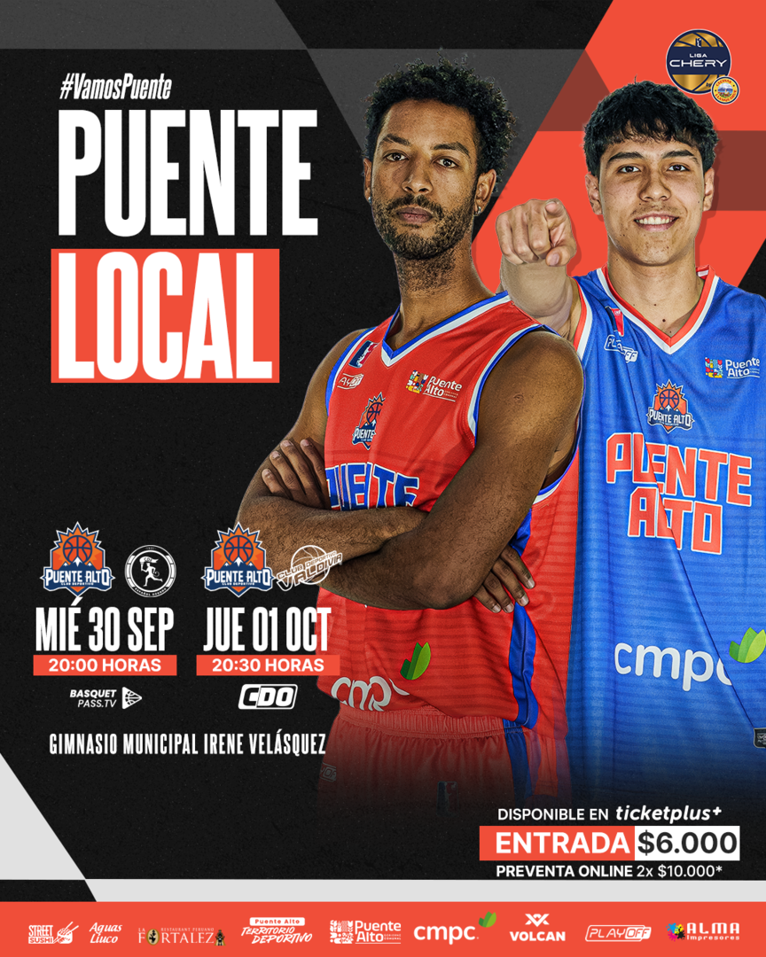 M. Puente Alto vs E. de Osorno / LNB / Liga CHERY by Cecinas Llanquihue / Semana 3 / Big 8