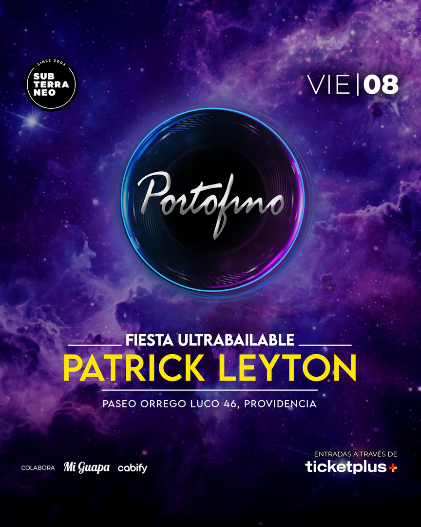 PORTOFINO Full ultrabailable ★ VIERNES 08 AGOSTO ★ Club Subterráneo (+23)