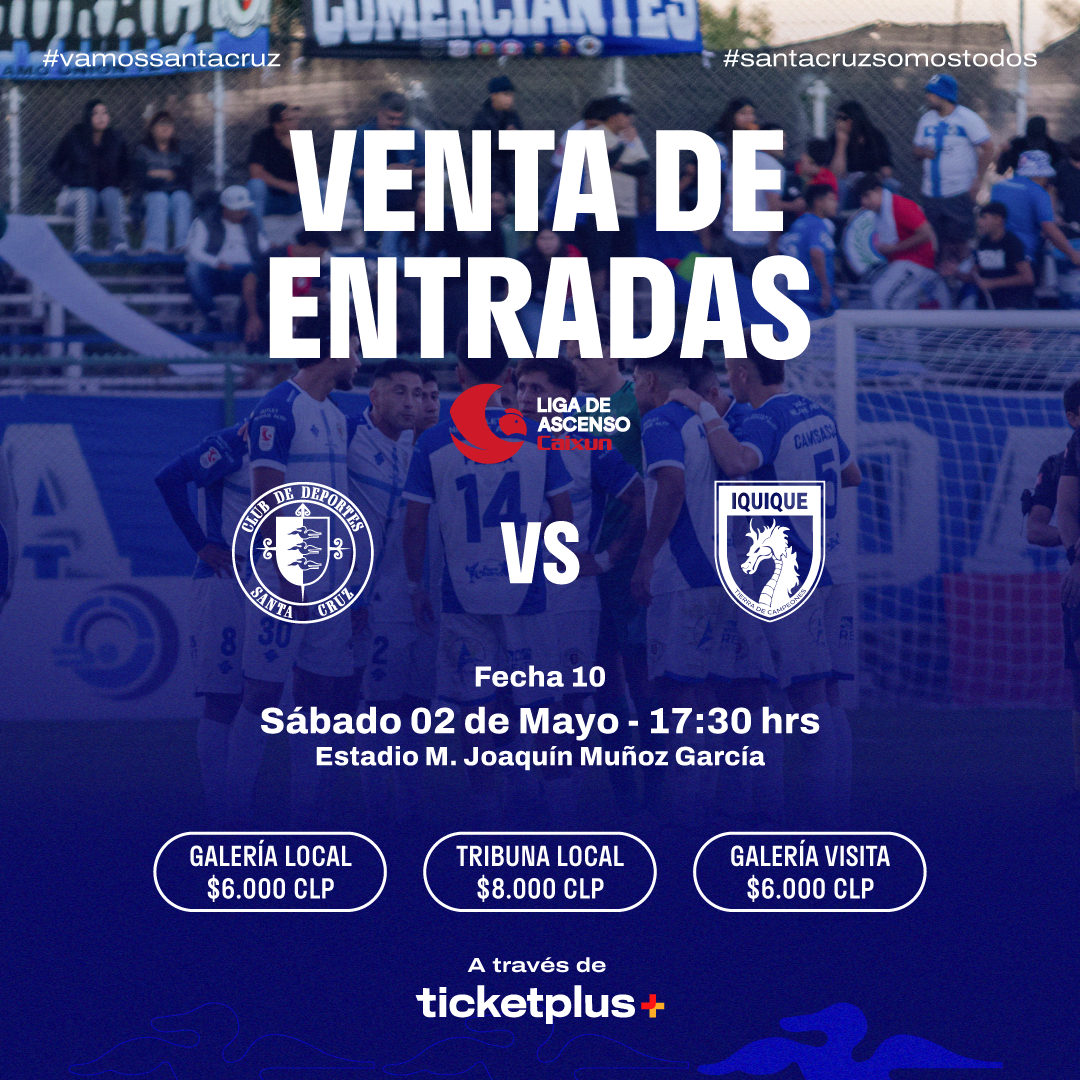 Deportes Santa Cruz vs Deportes Iquique / Liga de Ascenso Caixun 2026