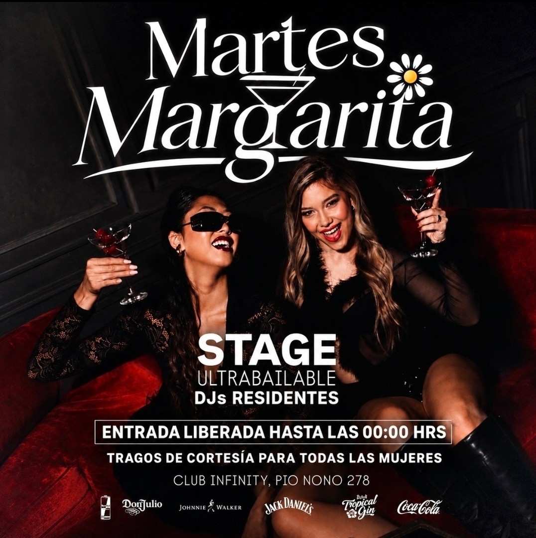 MARGARITA - CLUB INFINITY - MARTES 16 - 23:00