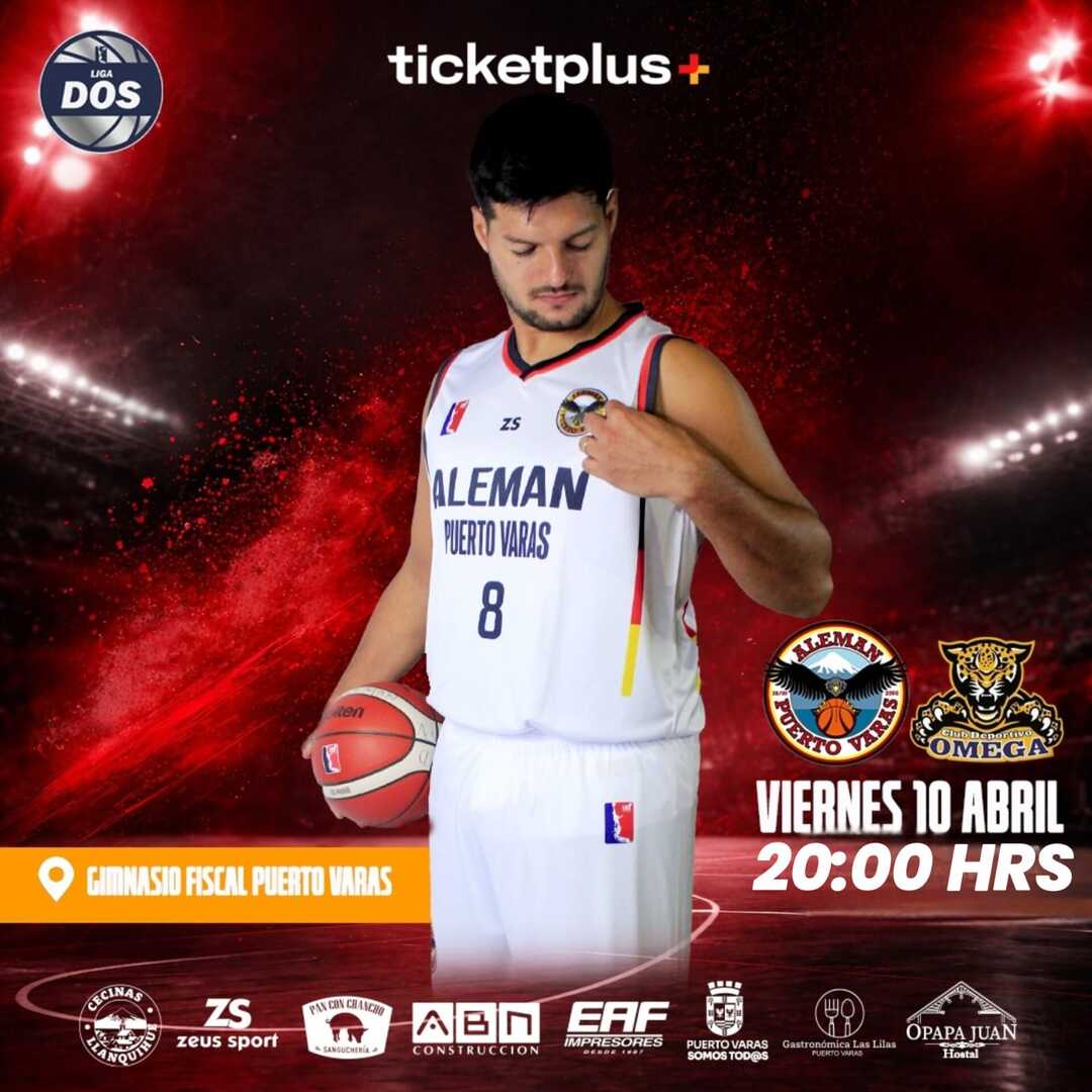 LNB/ Liga 2 CDE Alemán Puerto Varas vs Omega Concepción