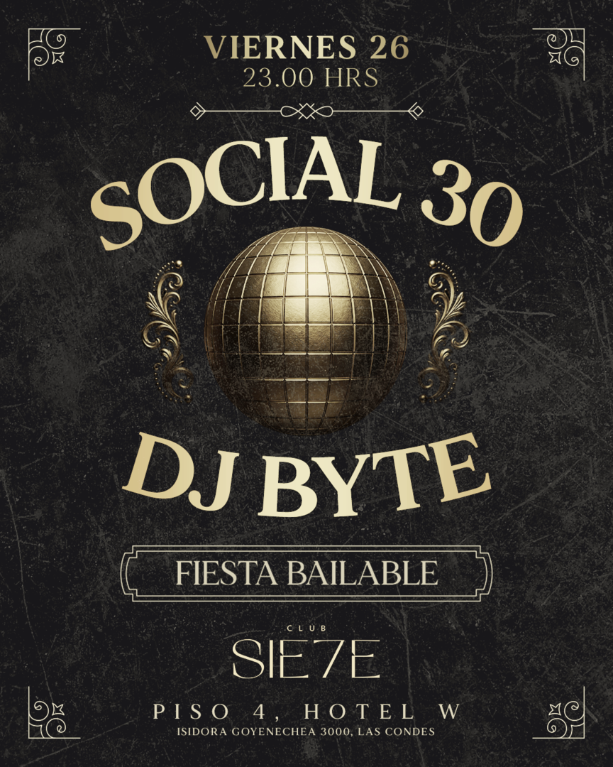 SOCIAL 30 ★ VIERNES 26 JUNIO ★ Club Siete 