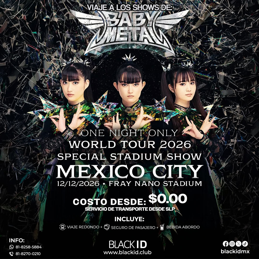 Viaje al show de BABYMETAL en CDMX