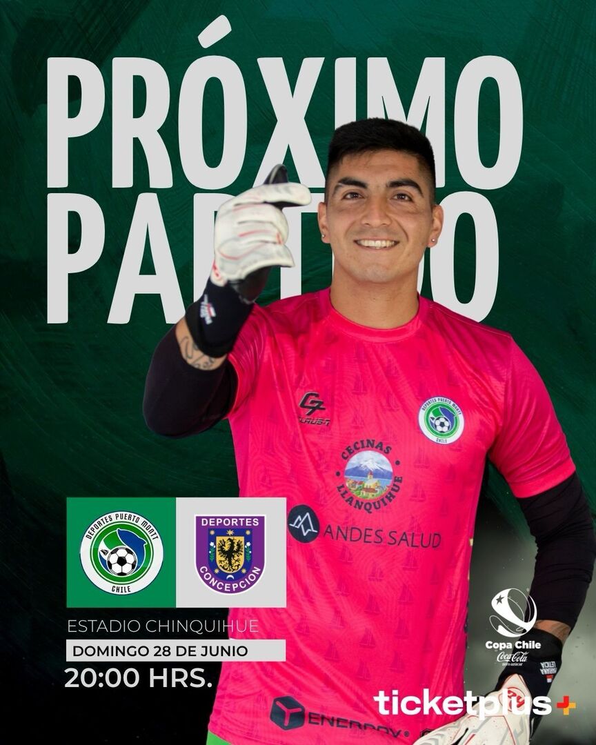 Deportes Puerto Montt vs Deportes Concepción - Campeonato Copa Chile Coca-Cola Zero Azúcar