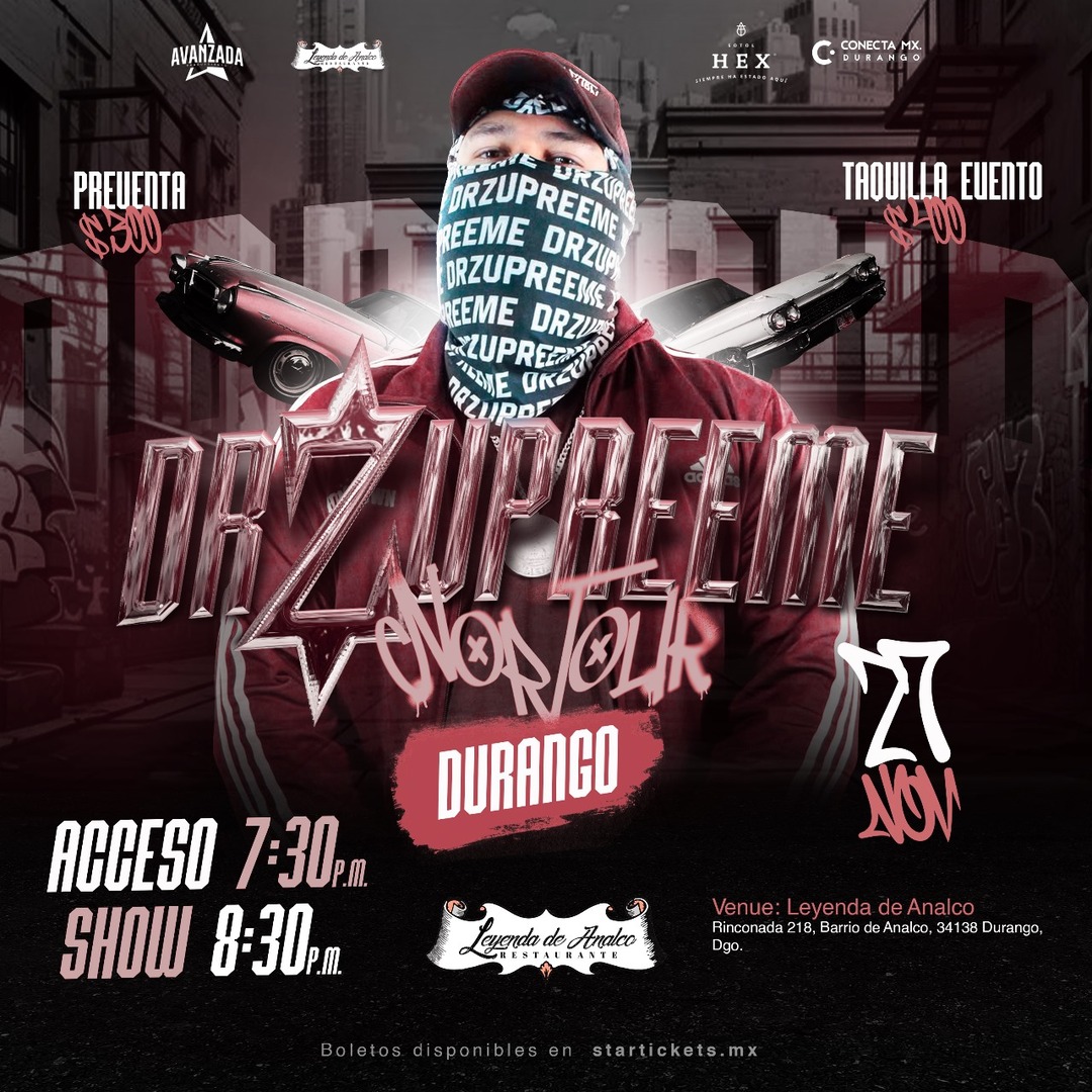 DGO - DR ZUPREEME - NOR TOUR