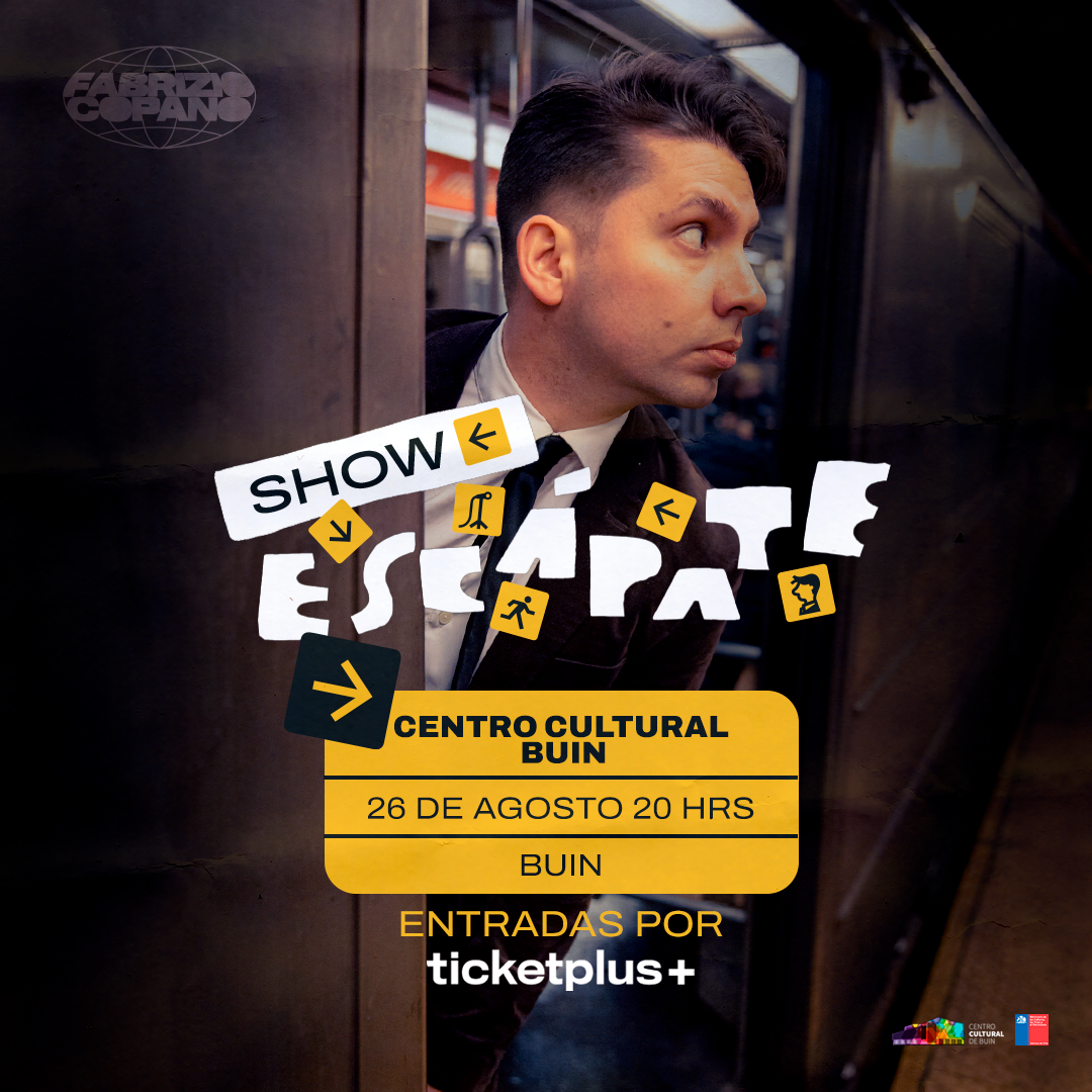 FABRIZIO COPANO / CENTRO CULTURAL BUIN / MARTES 26 DE AGOSTO / 20:00 HRS 