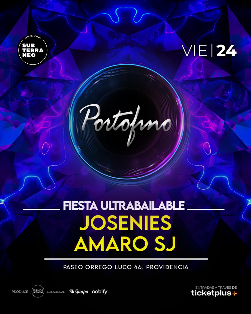 PORTOFINO Full ultrabailable ★ VIERNES 24 ABRIL ★ Club Subterráneo (+23)