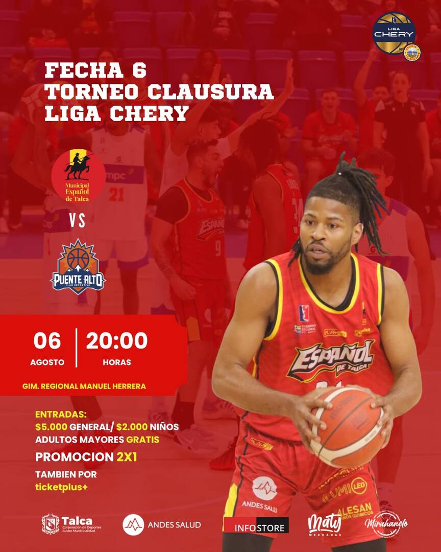 Municipal Español de Talca vs CD Puente Alto / LNB Liga CHERY by Cecinas Llanquihue 2026