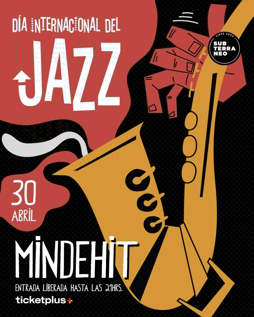 DÍA INTERNACIONAL DEL JAZZ 🎵 JUEVES 30 ABRIL ★ Club Subterráneo 