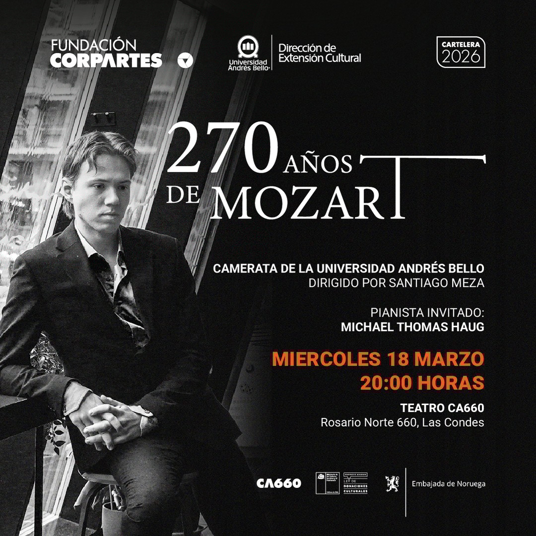 270 AÑOS DE MOZART | Teatro CA660 Santiago