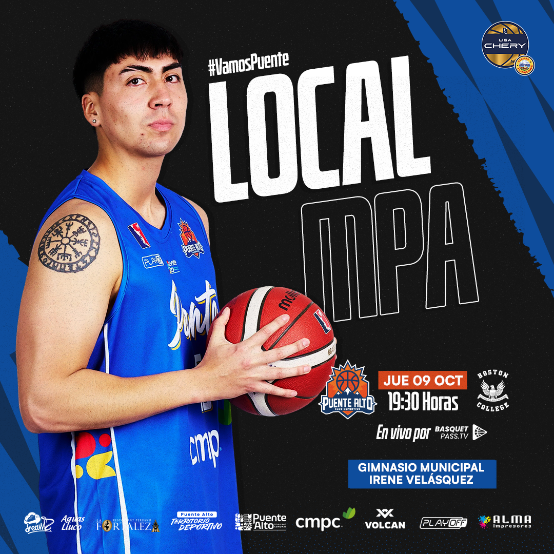 M. Puente Alto vs Boston College / LNB / Liga CHERY by Cecinas Llanquihue / Fase Regular / Semana 3