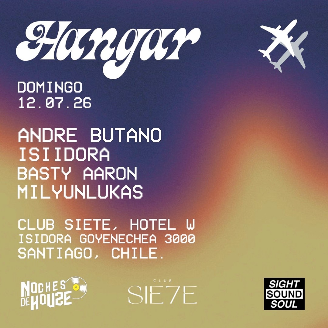 HANGAR ★ DOMINGO 12 JULIO ★ Club Siete 