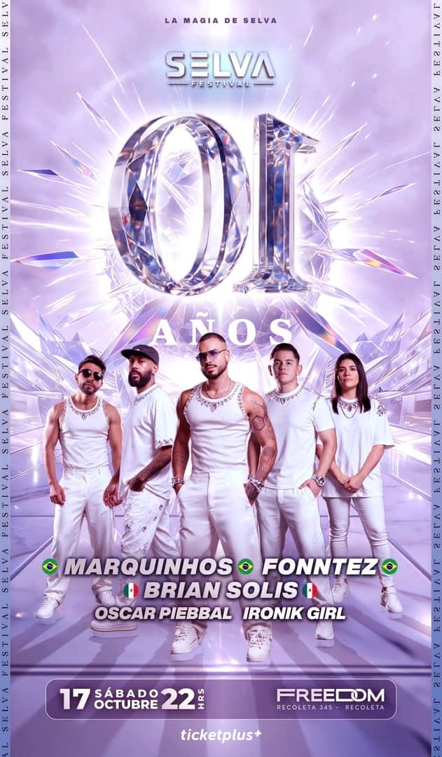 ANIVERSARIO 10 AÑOS SELVA - LA MAGIA ES DE SELVA - 17 DE OCTUBRE - 22:00 SPOT FREEDOM