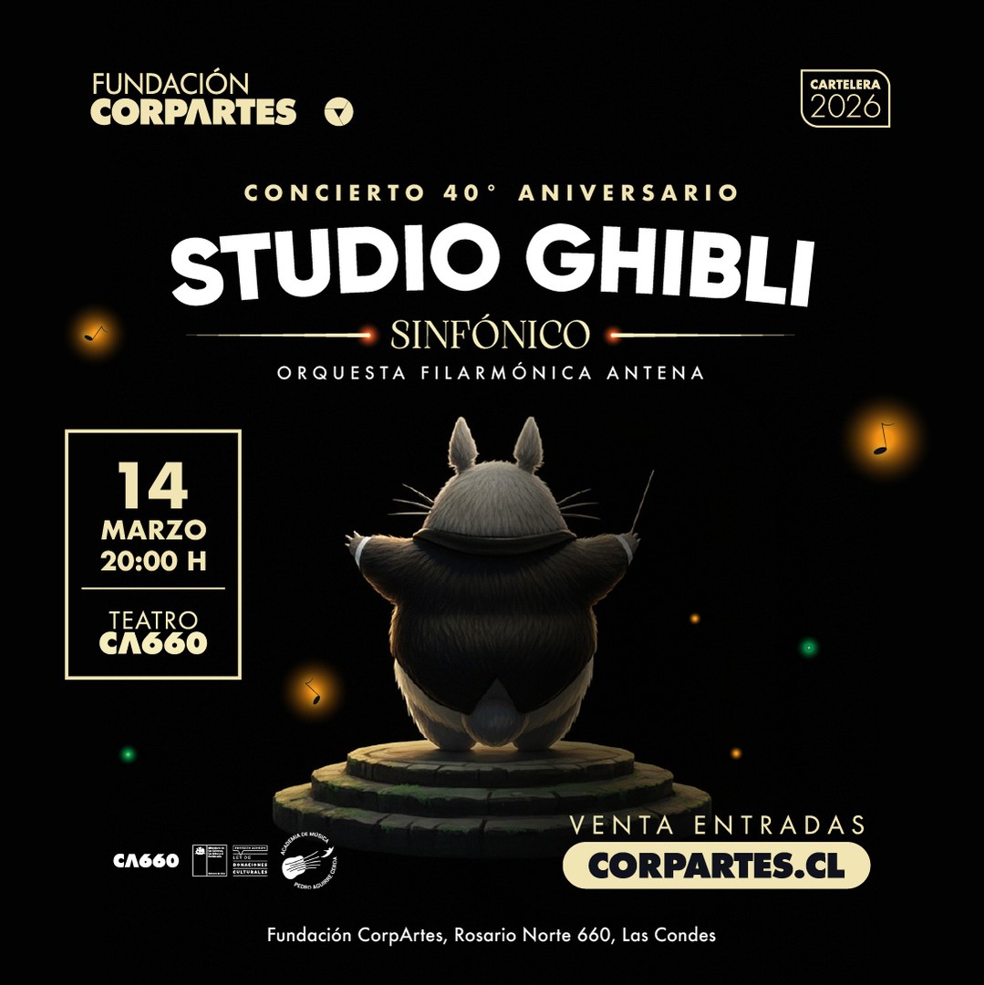 STUDIO GHIBLI SINFÓNICO 40° ANIVERSARIO | Teatro CA660 Santiago