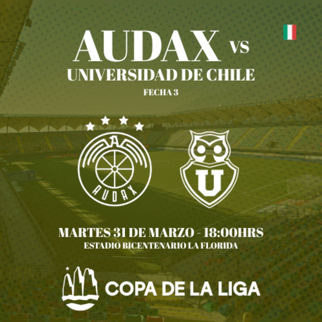 Audax Italiano vs Universidad de Chile / Copa de la Liga / Fecha 3