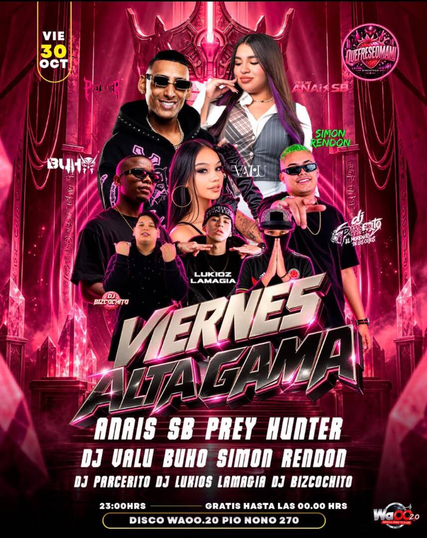 QUE FRESEO MAMI - VERSIÓN ALTA GAMA - 30 DE OCTUBRE 