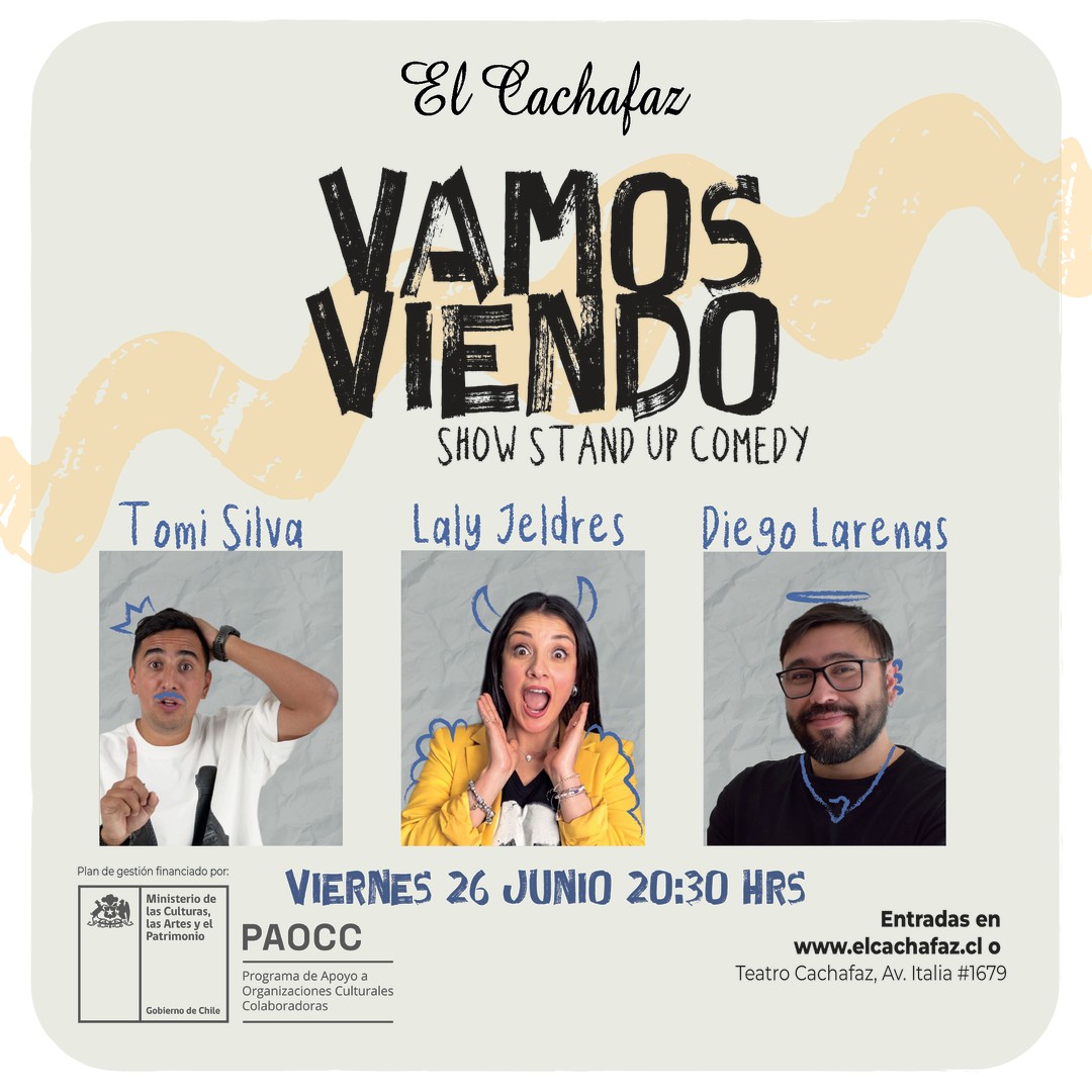 Show de Stand Up-Vamos Viendo- 26 Viernes Junio a las 20:30 hrs