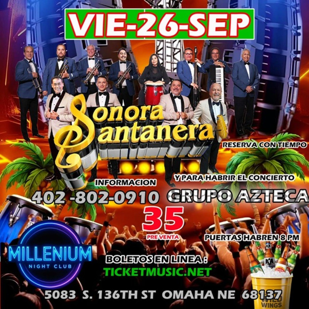 Sonora Santanera-Grupo Azteca-Millenium Night Club